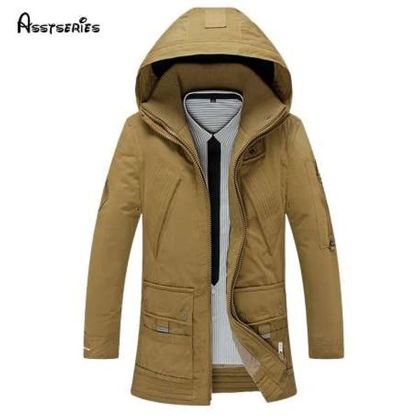 

2018 parka winter jacket mens thick coat hooded fashion warm parka men jaqueta masculina 140hfx, Black;brown