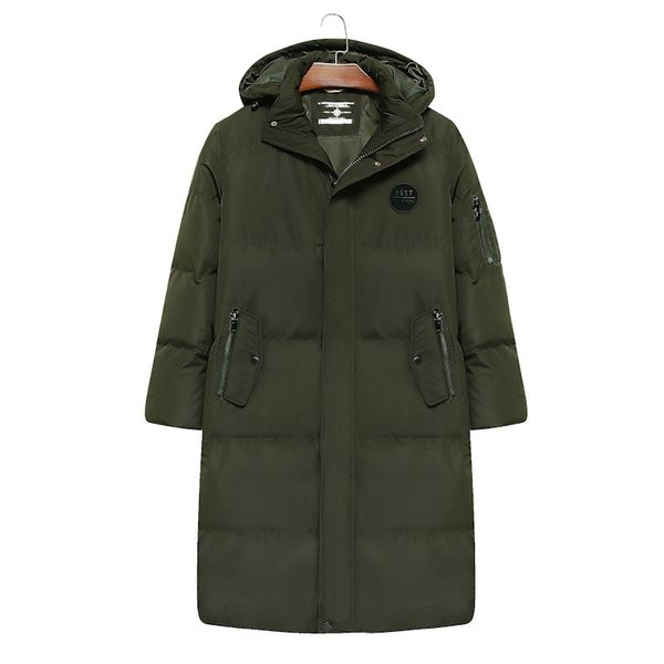 

10xl 9xl 8xl plus size winter new men's jacket casual coat overcoat man jackets fabric men's cotton-padded clothes, Black