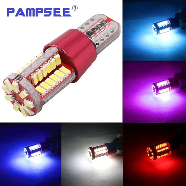 

10pcs t10 501 w5w 168 57 smd led 3014 car auto canbus error marker lamp clearance lights interior light dc12v