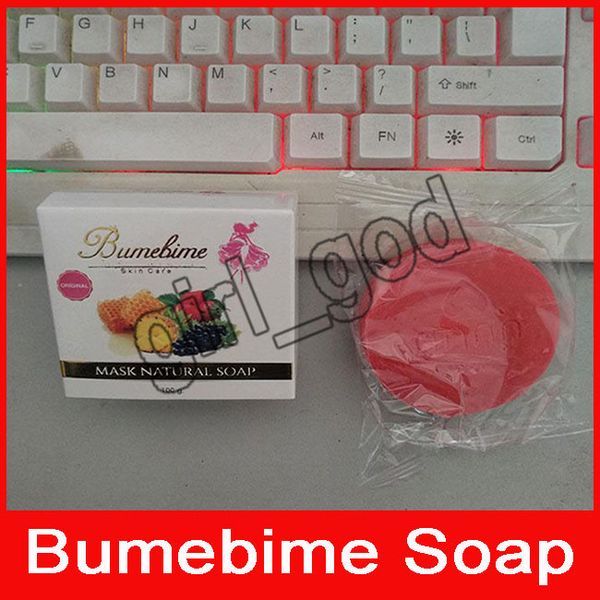 

Bumebime handwork whitening oap with fruit e ential natural ma k white bright oil oap hiping dhl