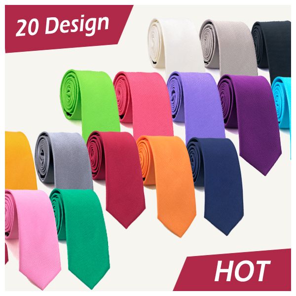 

20 styles solid mens skinny ties fashion plain gravata slim ties jacquard woven silk for mens wedding suits cravate, Black;blue