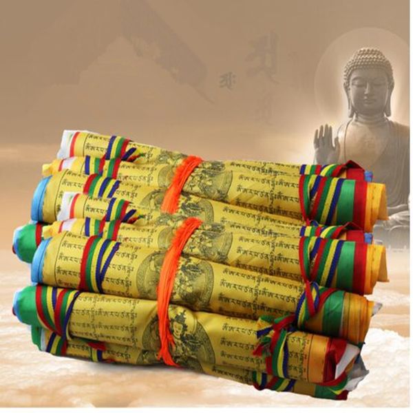 

Буддийский 30 штук в одном 8 метров Ветер Лошадь Флаги Тибетский Писание 27см * 26см М