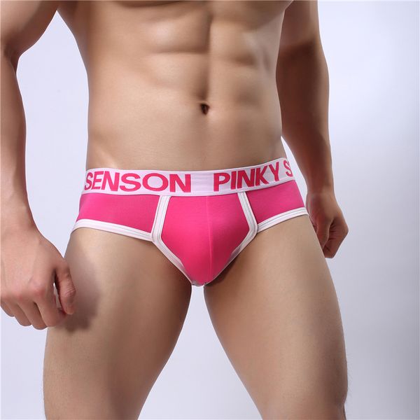 

us men pinky senson cotton underwear briefs ac design man gay homosexual love shorts sleepwear man pants sweet lovers solid, Black;white