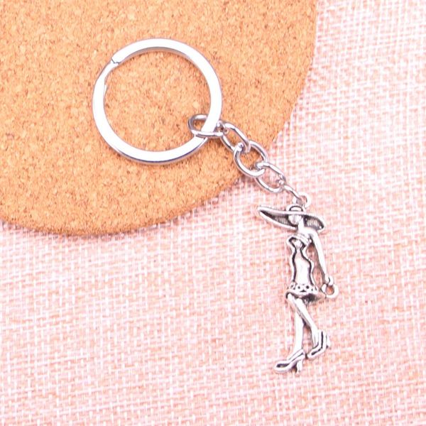 

new arrival lady girl charm pendant keychain key ring chain accessories jewelry making for gifts, Silver