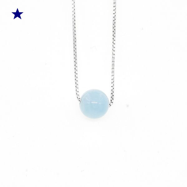

brooke kobloth's star march birth stone chokers necklaces 925 sterling silver natural aquamarine crystal jewelry women #b010n