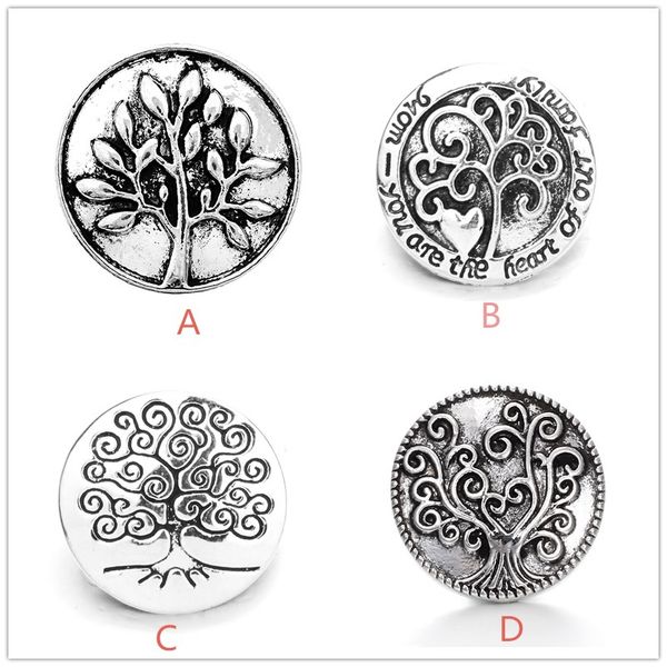 

старинные куски noosa металла оснастки кнопки ювелирные изделия 4styles дерево жизни 18 мм оснастки кнопки подходят 18 мм оснастки кнопка бр