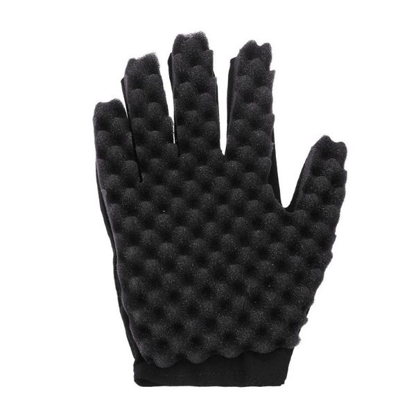 

fashion hair braider twist sponge curl brush sponge hair braiders tool glove styling afro coil wave dread brush, Brown