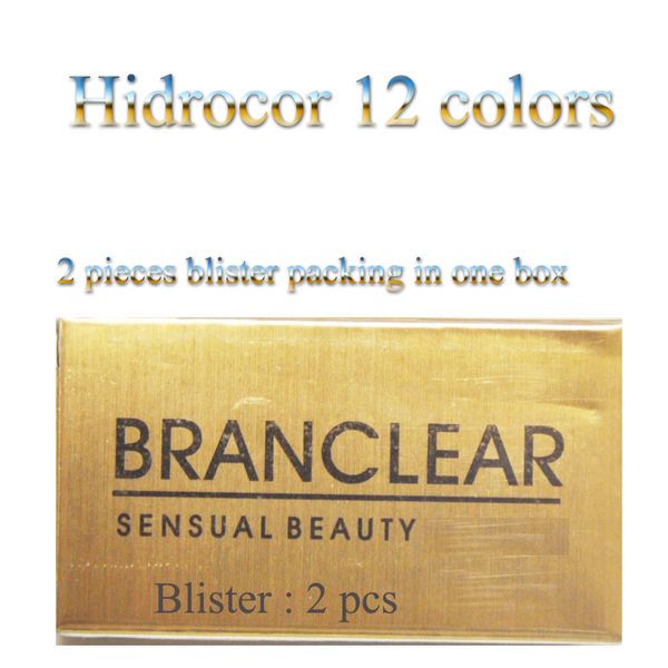 

12 пар Hidrocor branclear без кейса Hidrocor color 12 цветов Hidrocor цветной кейс с линзами