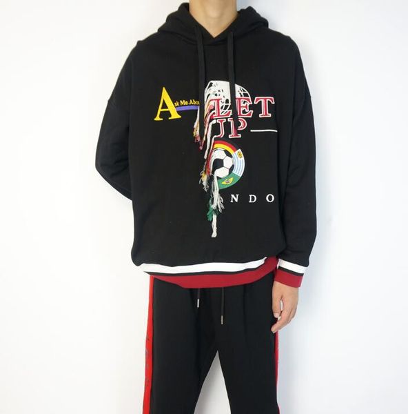 

new mens designer hoodie doublet printed black sweatshirts ins hip hop hoodies men clothes