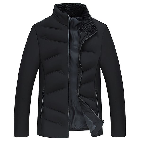 

fashion men's jacket coat autumn winter male thick thermal warm parkas for men outdoors down cotton slim jackets coats wholesale, Black;brown
