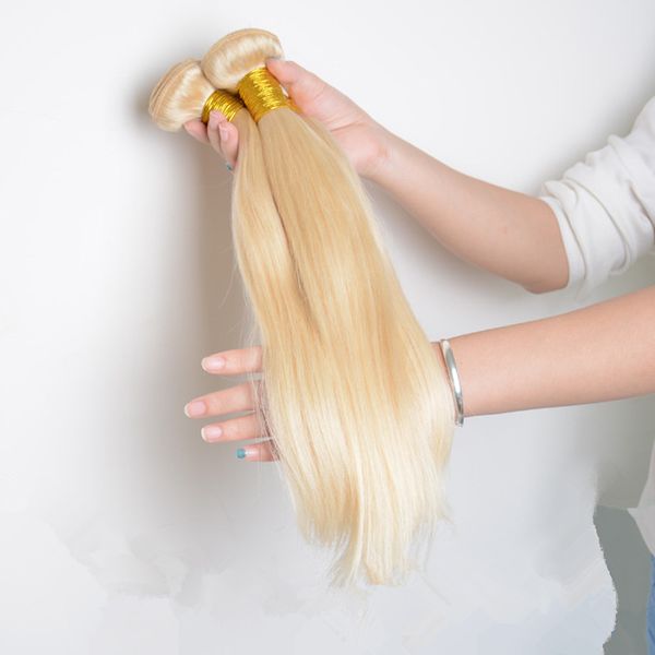 

full head 613 brazilian hair weaves straight wave hair bundles 100g piece & 3 pcs one lot, dhl, Black
