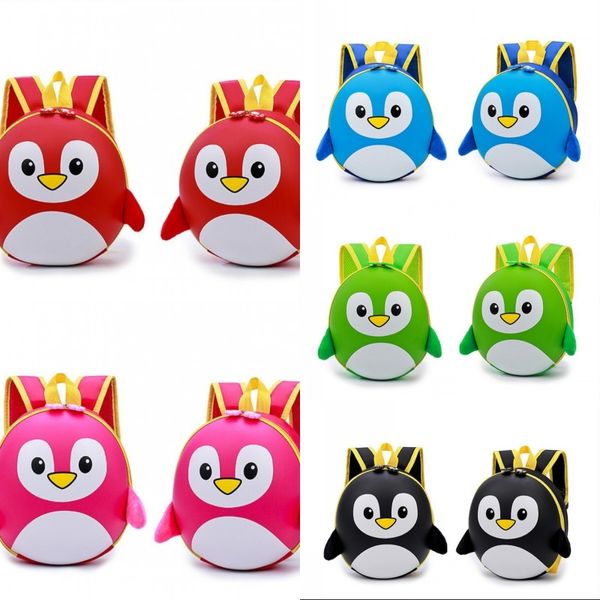 3D cartoon tassen peuter kinderen waterdichte pinguïn kinderen rugzak voor jongens schooltassen mochila escolar