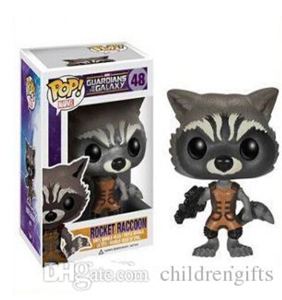 

exclusive funko pop guardians of the galaxy vol.2 - rocket raccoon vinyl action figure with box #396 toy gify doll good quality