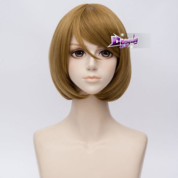16 Short Wavy Blonde Bob Hair Anime Halloween Cosplay Full Wig
