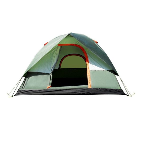 High Quality Waterproof Double Layer 3 4 Person Outdoor Camping Tent Hiking Beach Tent Tourist Bedroom Travel Marquee Tents Cheap Tent Camp Tents From