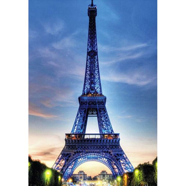 Paris Eiffel Tower Pattern Full Drill Diy Mosaic Needlework