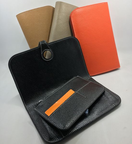 

women wallets long genuine leather fashion zipper coin purse phone bag card holders female wallet for girls ladies classic luxury handbag, Red;black
