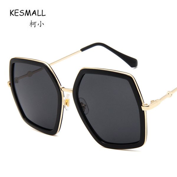 

kesmall fashion polygonal sunglasses women polarized sun glasses men eyewear anteojos opticos hombre xn67t, White;black