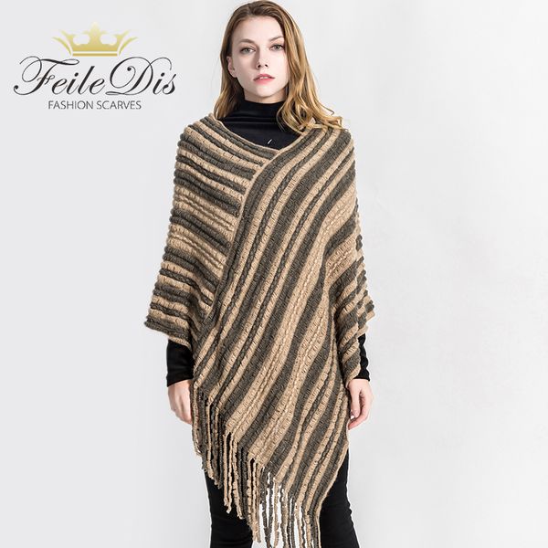 

feiledis]2019 women winter scarf fashion poncho blankets cape shawl big shawl cashmere dp2649