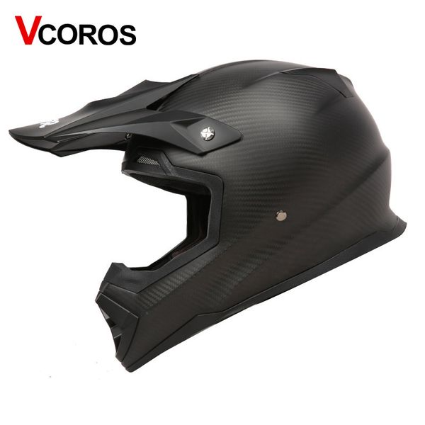

vcoros carbon fiber off road motorcycle helmet thh cross country moto racing helmets ece approved atv motocross helmet