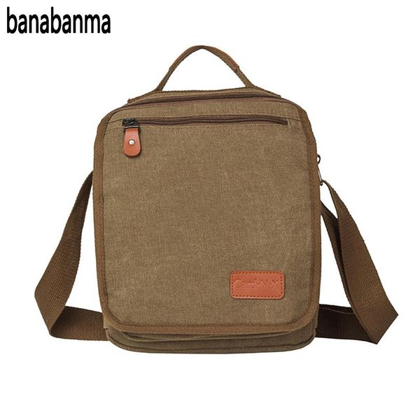 

banabanma men canvas crossbody bag casual all-match messenger shoulder bags gifts zk30