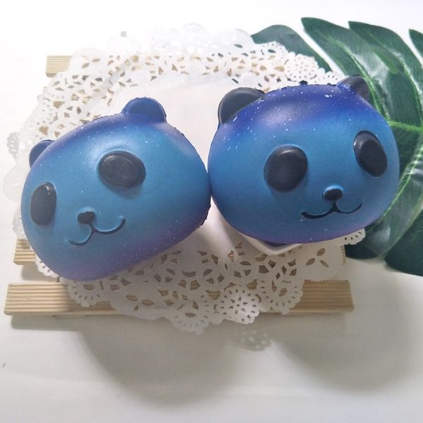 

pu slow rebound foam decompression toy simulation animal star panda head