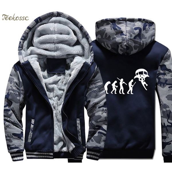 2018 Fortnite Hoodie Men Evolution Funny Hooded Sweatshirt Coat 2018 Winter Brand Fleece Thick Zipper Raven Jacket Youth For Gamer From Radishu - 
