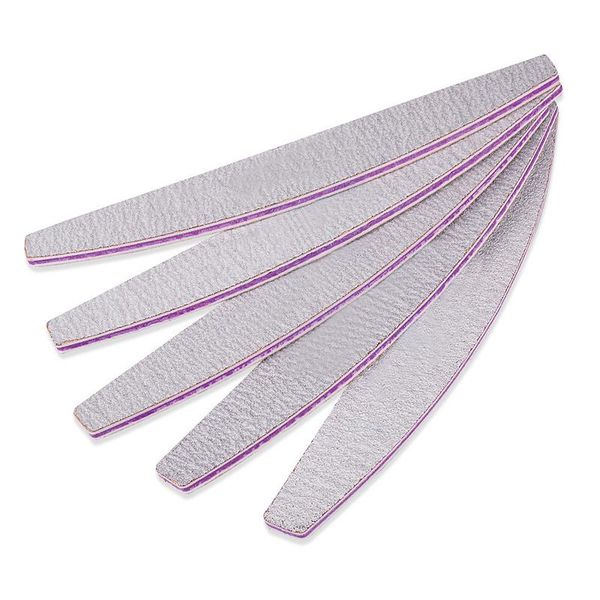 

5pcs crescent-shaped nail file for nail care art & beautiful nails cosmetic cleaner tool suitable for daily use