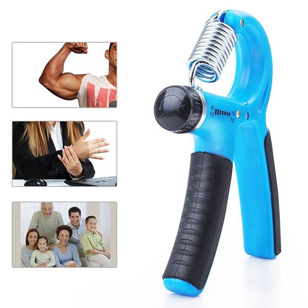 

newly hand grip strengthener strength trainer adjustable resistance 22-88 lbs hand exerciser non-slip gripper for athletes kid