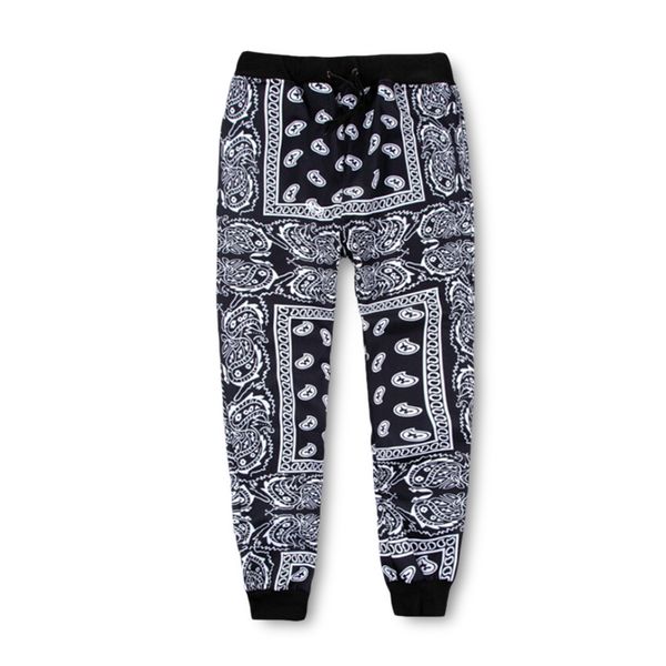 

fashion men womens hip hop jogger harem casual pants 3d print emoji black bandana sweatpants fitness long trousers 5xl