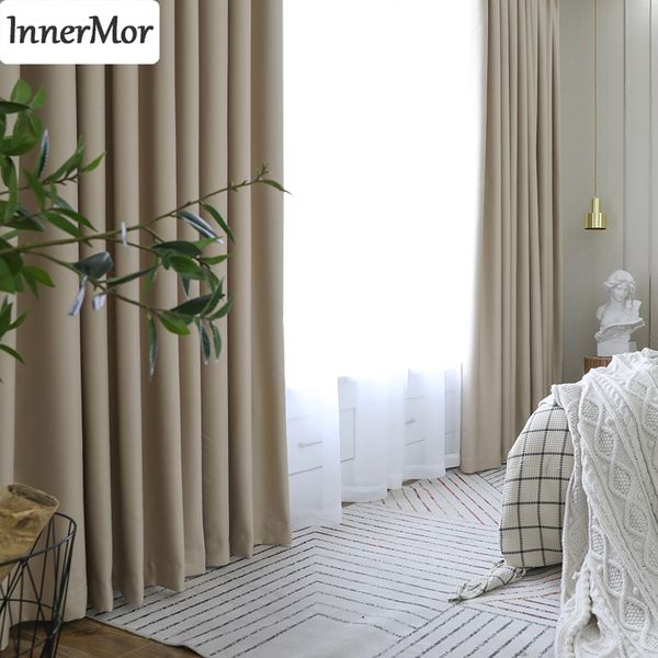 Grosshandel Innermor Solide Hohe Schattierung Vorhange Fur Wohnzimmer Morden Stil Vorhang Fur Schlafzimmer Drei Farbe Vorhang Fur Kuche Massgeschneiderte Von Yigu001 48 57 Auf De Dhgate Com Dhgate