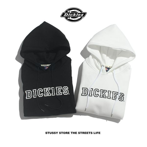 

new designer hoodie mens hoodies striped letters brand hoodie plus velvet sweater designer clothing men and women streetwear, Black