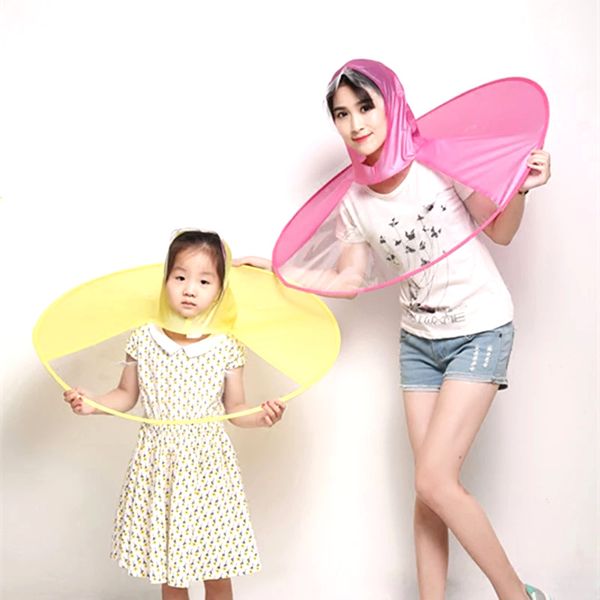 

creative umbrella hat cap fishing raincoat headwear waterproof women rain umbrella paraguas mujer parasol guarda chuva invertido