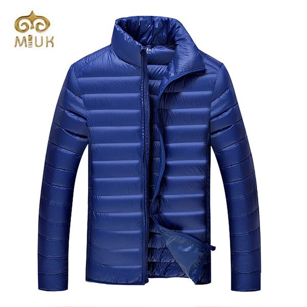 

4xl 3xl big size solid thick winter man wine black blue navy stand collar white down coat parka brand clothing for people
