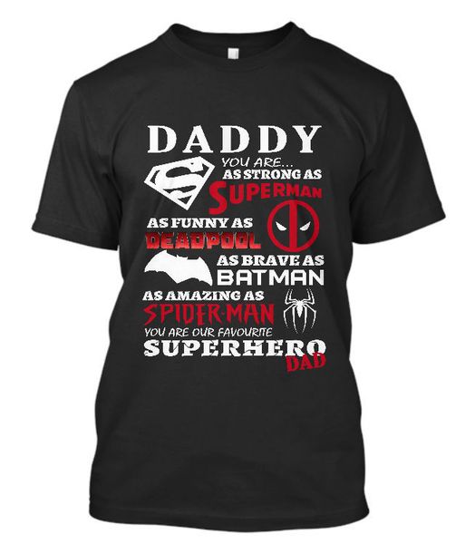 camiseta dia del padre superheroe