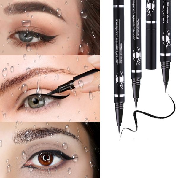 

black long-lasting waterproof liquid eyeliner eye liner pen pencil fast drying makeup cosmetic tool dropshipping #30
