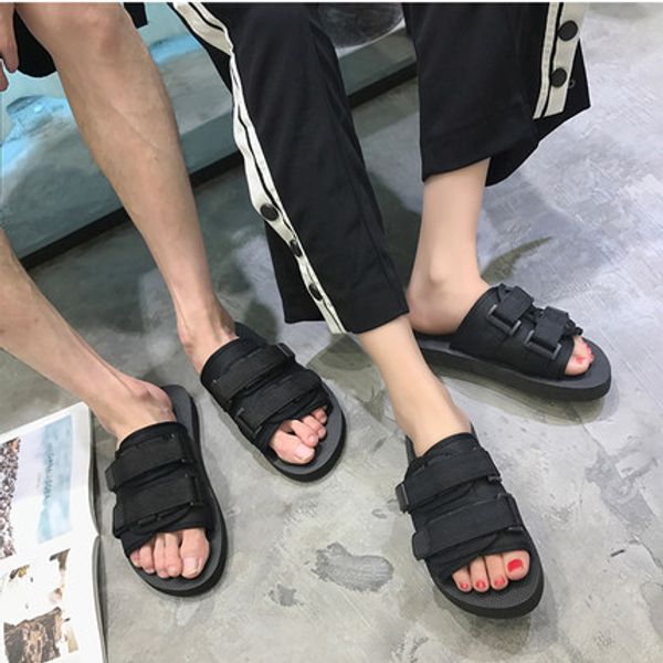 

black sell summer men flats sandals slippers casual shoes print mixed colors flip flop size 39-46