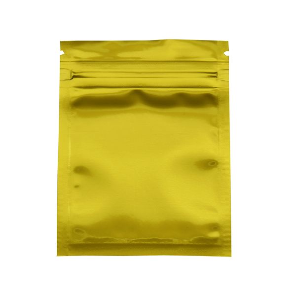 

7.5x10cm resealable gold zip lock packing bags 100pcs/lot aluminum foil tea packaging pouches moisture proof zipper wrapping bag