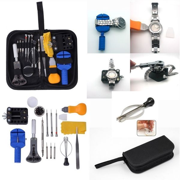 

watch opener back case repair tool kit watch tools in repair watchmaker tools set strap case opener link pin remover new