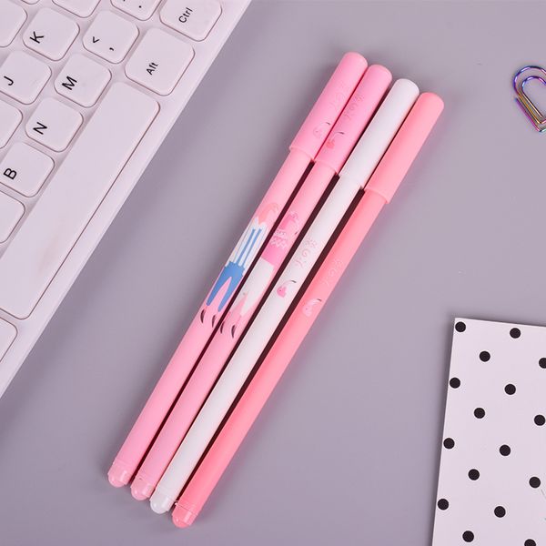 

2 pcs/lot pink flamingo animal student gel pen writing pens stationery canetas material escolar school supplies papelaria