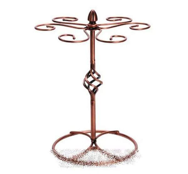 2019 Artistic Countertop Wine Glass Holder Iron Art Stemware