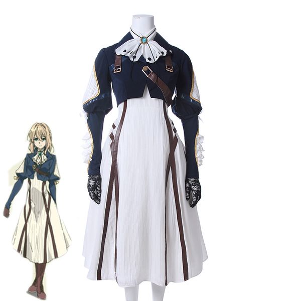 

japanese anime violet evergarden cosplay women cosplay costume japanese anime full set, Black