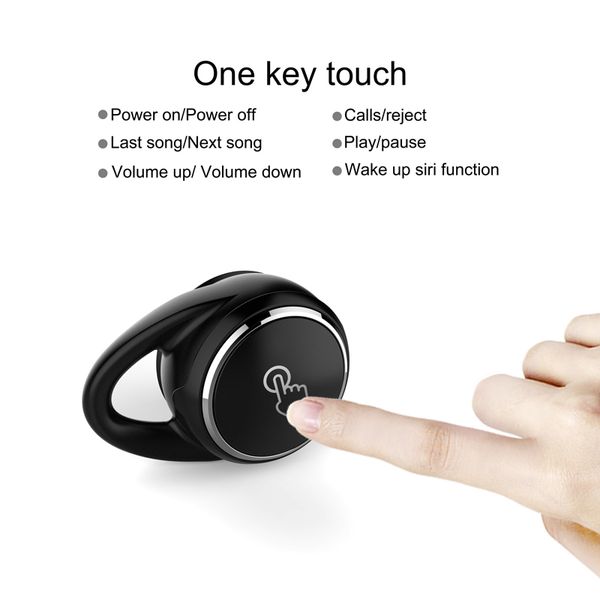 

true wireless earbud, bluetooth-наушники с микрофоном. самая компактная беспроводная гарнитура для наушников с гарнитурой и зарядным чехлом
