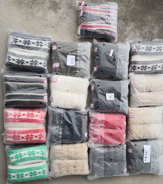 

wool style rain boots socks knee high tall rain boots socks warm soft winter long socks for tall welly rainboots, Black