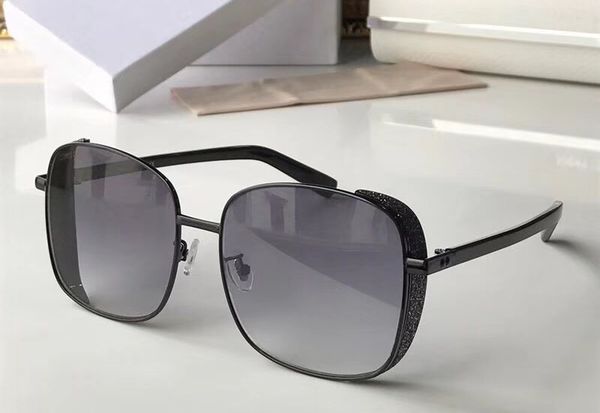 Acheter Métal 2018 Côtés Avec Bling Luxe Classique Carré Verre Soleil Mode Brillant Cadre Conduite Plein Lunettes Unisexe De O0wk8nP
