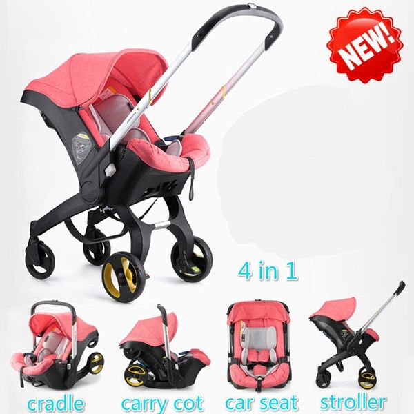 

baby stroller 4 in 1 newborn baby bassinet sleeping basket cradle car seat stroller travel system carriage pushchair