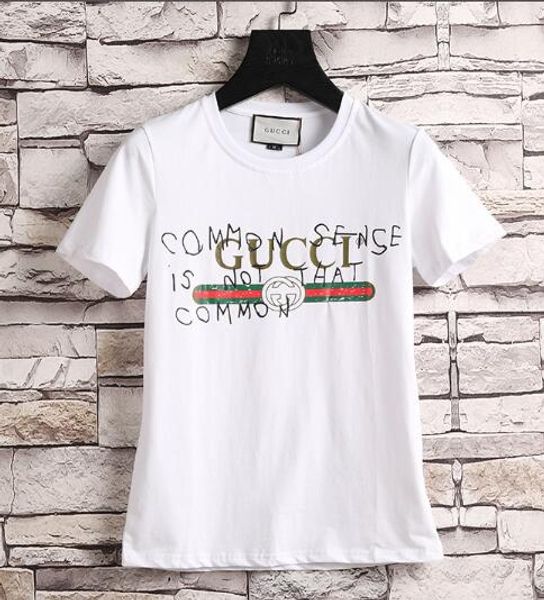 

The 2018 new summer men's T-shirt, top fashion brand men's women's short-sleeved t-shirts. Letter printed short sleeve men T-shirt #8562355