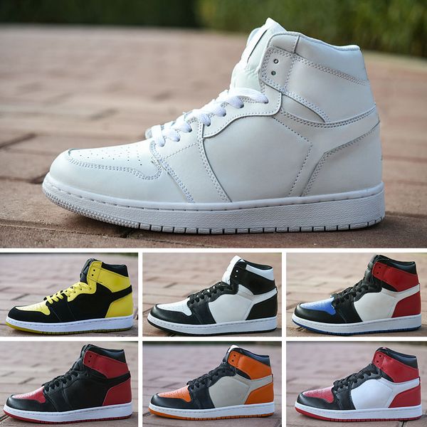 

2018 Nike Air Jordan 1 Retro sneakers shoes Оптовая 1 UNC Powderblue Белый 1S Мужчины Женщины Баскетбольная о