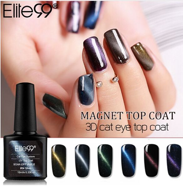 

elite99 shining cat eye coat 10ml 3d effect magnetic nail gel polish soak off uv led gel need magnet all match varnish, Red;pink