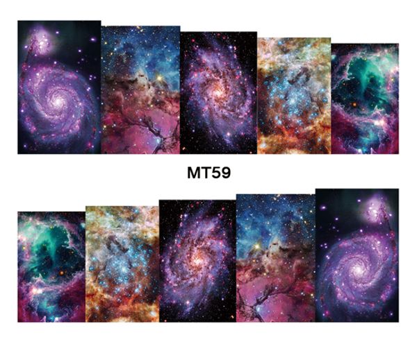 

nail beauty mt59 full cover galaxy nebula nail art water transfer sticker decal for art tattoo tips diy tool, Black